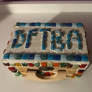 Hand made tiled DFTBA box